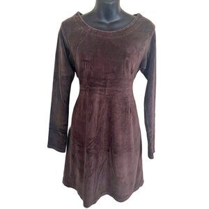 Vintage 1990s long-sleeve velvet mini dress from Outer Limits